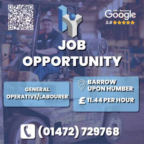 General Operative Labourer in Barrow Upon Humber job advert for Humber Recruitment