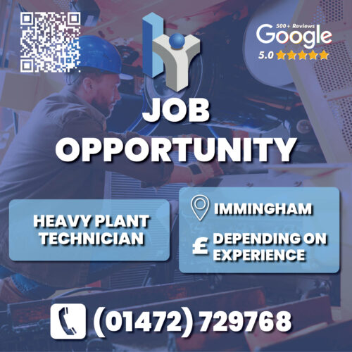 Heavy Plant Technician vacancy in Immingham job advert for Humber Recruitment