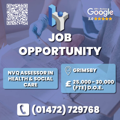 NVQ Assessor in Health and Social Care vacancy in Grimsby job advert in Humber Recruitment