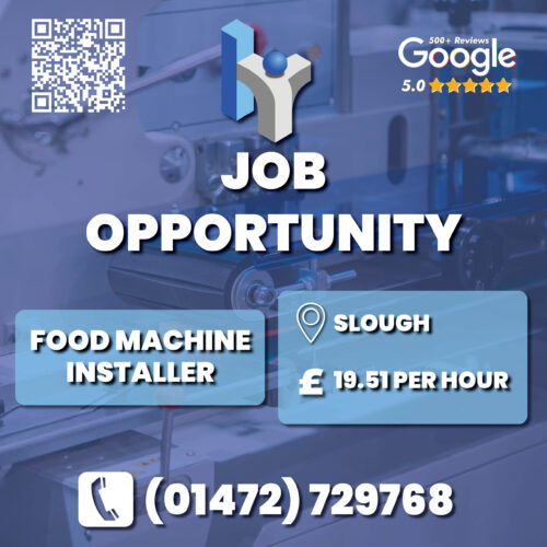 Food Machine Installer in Slough Job Advert for Humber Recruitment