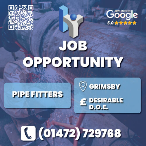 Humber Recruitment job advert for Pipe Fitters