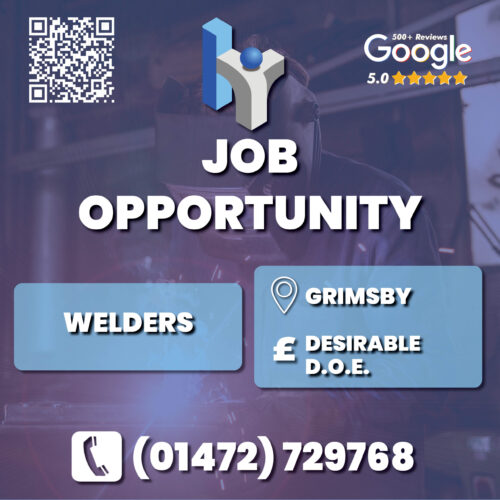 Humber Recruitment job advert for Welders