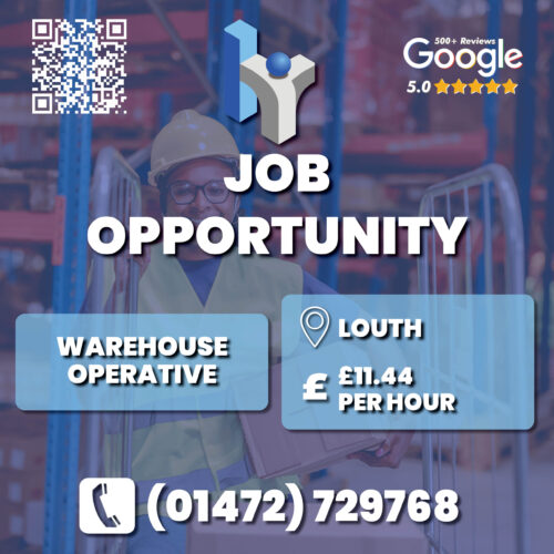 Warehouse Operative job advert for Humber Recruitment