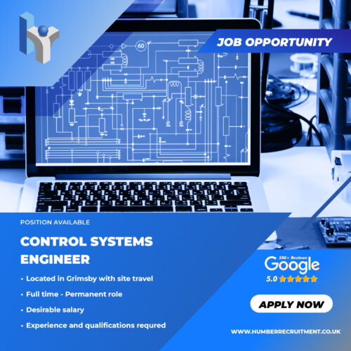 Control Systems Engineer job advert for a vacancy with Humber Recruitment for Allied Protek