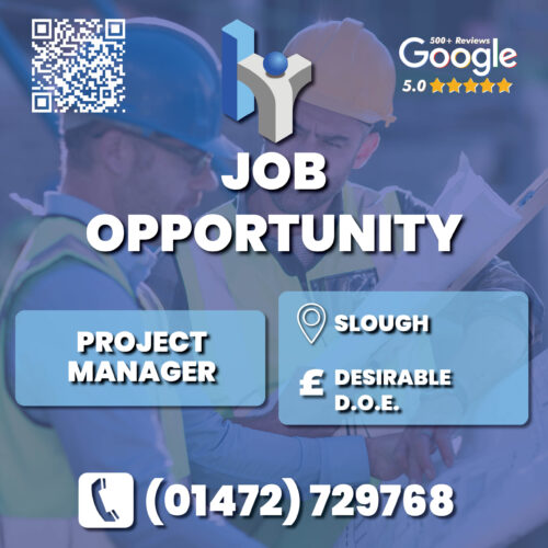 Project Manager job advert in Slough for Humber Recruitment