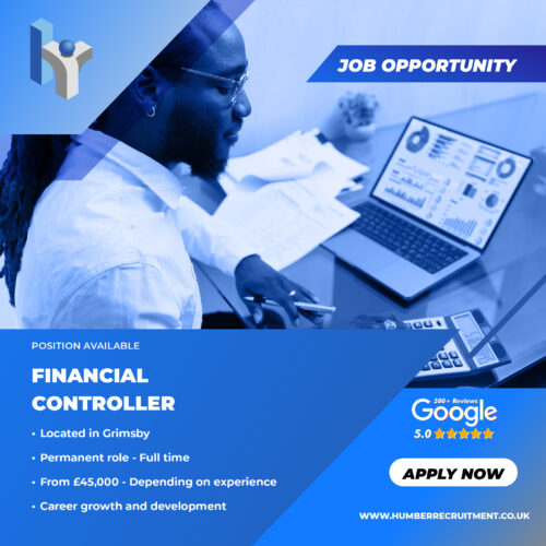 Financial Controller job vacancy in Grimsby from Humber Recruitment