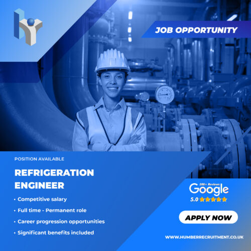 Refrigeration Engineer job advert from Humber Recruitment