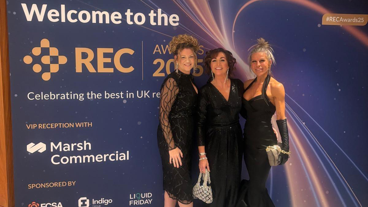 Humber Recruitment in attendance at the REC Awards 2025.